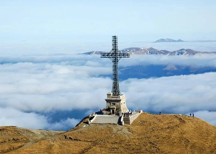 The Heroes' Cross on Straja mountain